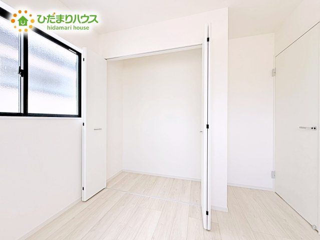 【収納】 | ひたちなか市高場1期　新築戸建　1号棟 | 各居室にはそれぞれ収納を完備！しっかりとした容量のスペースを確保しているので、お部屋は美しい空間を保てますね♪