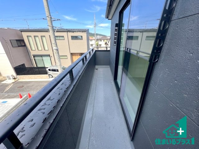 ●生駒郡斑鳩町服部　新築一戸建てのバルコニー|日当たりのよいバルコニー！お部屋が開放的に！