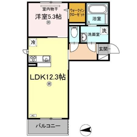アンリ．Ｄの間取り