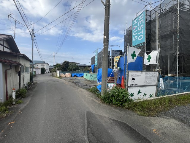 上山市長清水1-8-21　Bの前面道路含む現地写真|9/20撮影