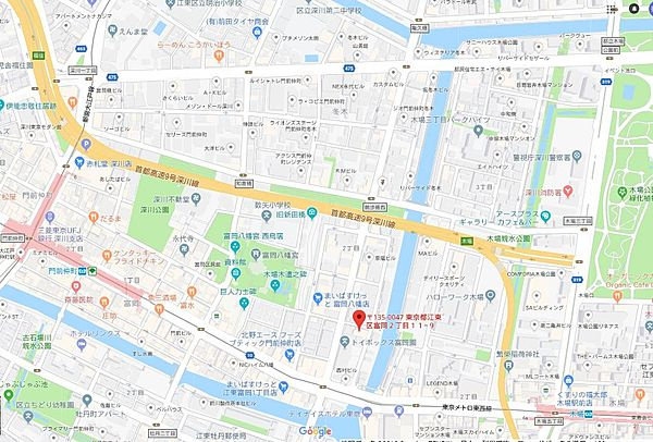 マ・メゾン門前仲町の地図