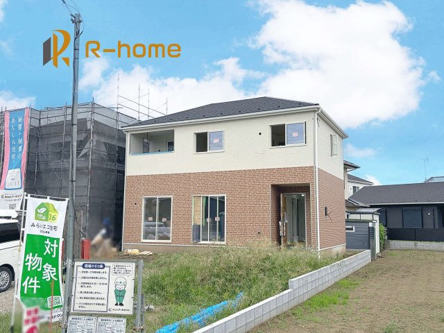 常総市本石下第13　新築戸建て　1号棟の外観|ご予約を頂ければ、『平日』はもちろん『早朝』や『夜間』もご見学可能です♪お気軽にお申し付けください♪