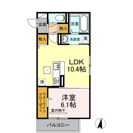 フィロスⅡの間取り