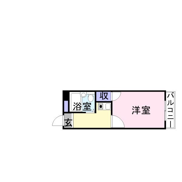 ヨーロピアン４番館の間取り|反転