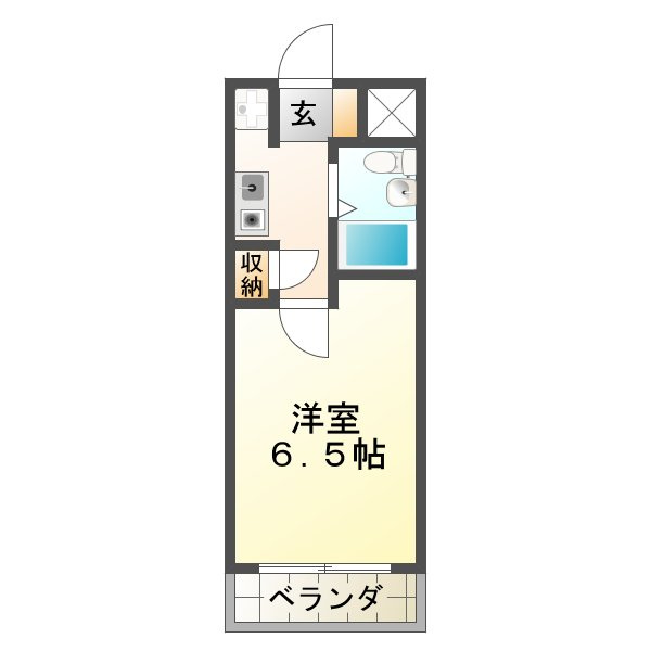 パサージュ西舞子の間取り