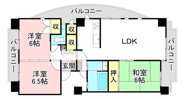 ナビタウン各務原2番館の間取り