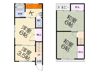 【間取り】 | 毛穴町貸家