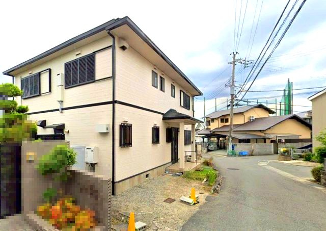 上ヶ原七番町の前面道路含む現地写真|前面道路は歩道も整備され、小さなお子様にも安心
