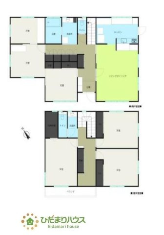【間取り】 | 笠間市橋爪　中古戸建　 | 部屋数豊富な間取りです。