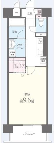 京橋イーストガーデンの間取り