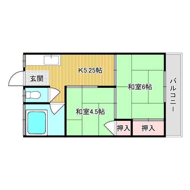 第１吉田文化の間取り
