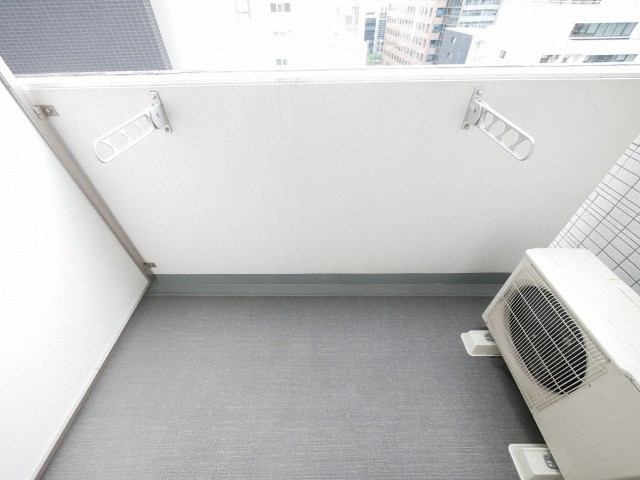 レオンコンフォート北浜のバルコニー
