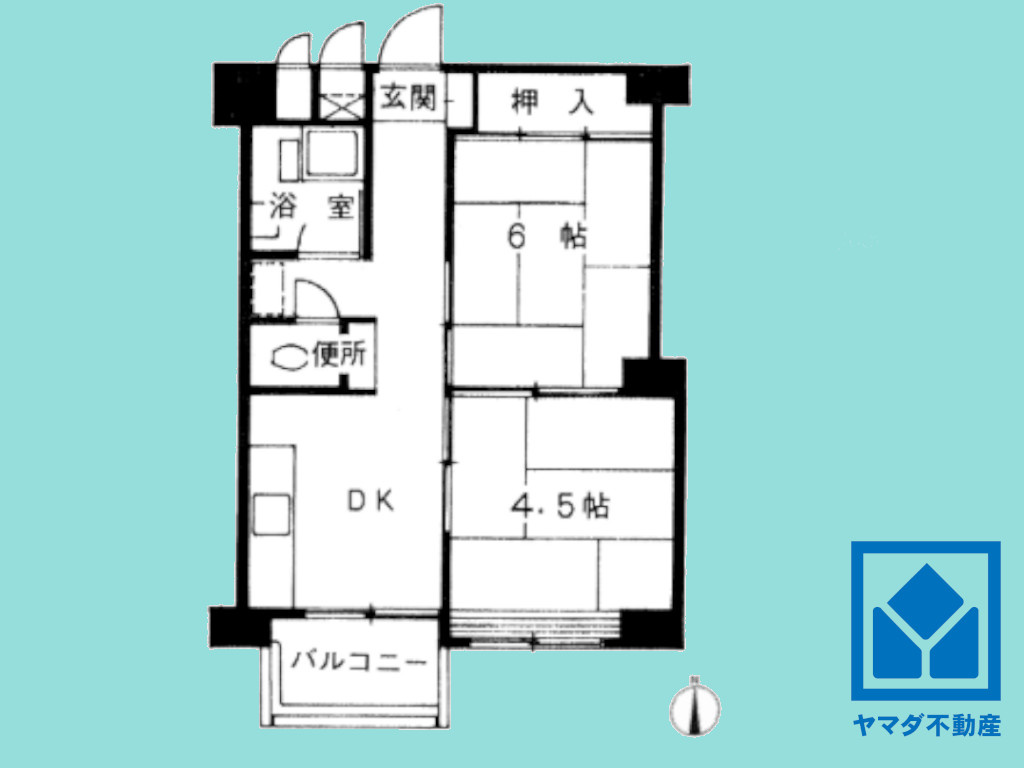 東寺ハイムの間取り
