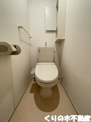 【トイレ】 | ミルネハイツＢ＆Ｗ | ゆったりとした空間のトイレです