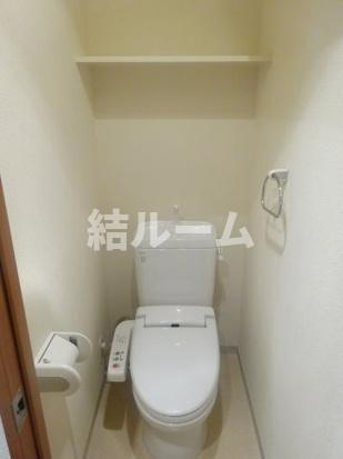 板橋区小豆沢２丁目の賃貸マンションのトイレ