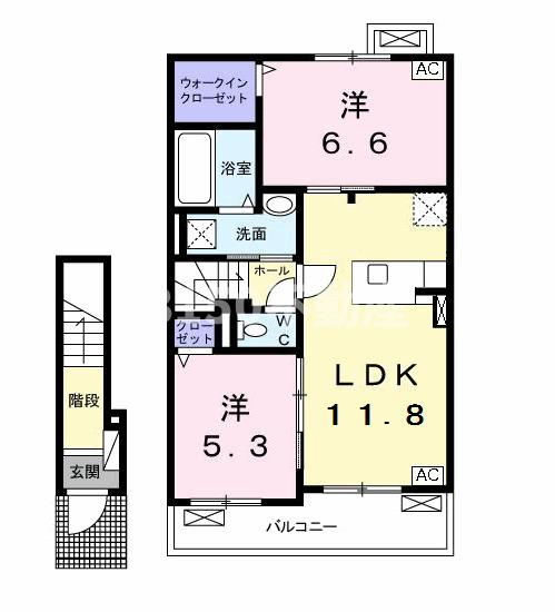 ルタンＡの間取り