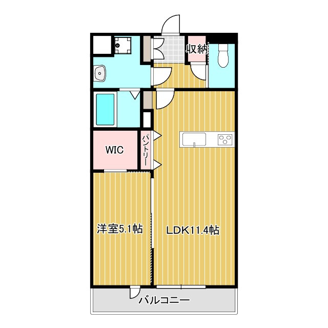 カーサ クラージュの間取り