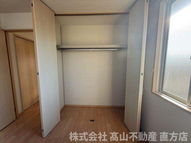 宮若市本城のアパートの収納