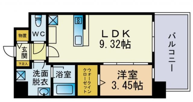 URBAN3（アーバン3）の間取り|使いやすい間取りです。