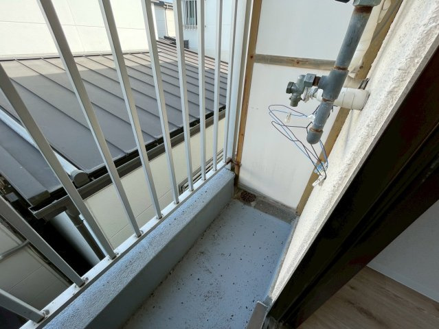 第2原田ハイツのバルコニー