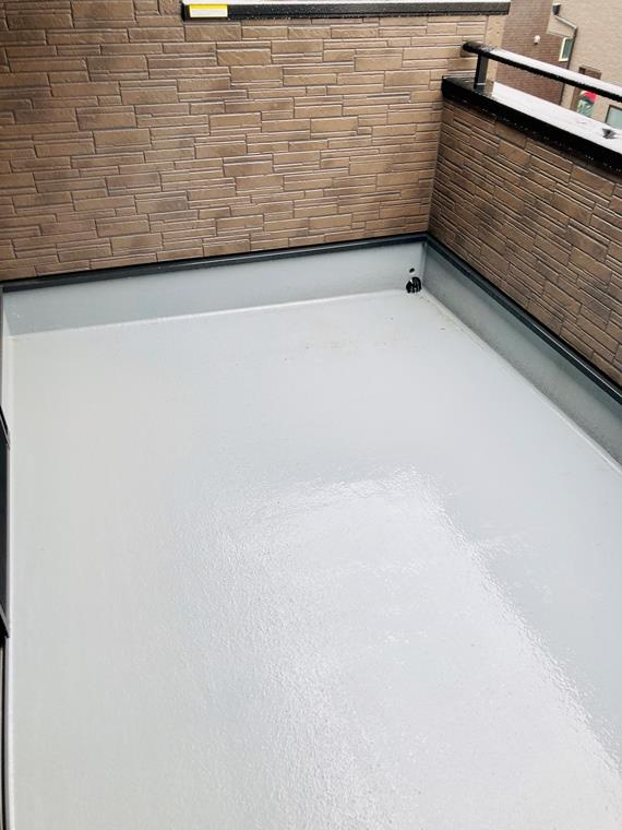 中里戸建のバルコニー