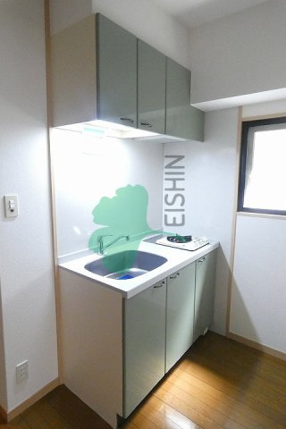 ジェイド博多のキッチン|シンプルな清潔感のあるキッチンです！