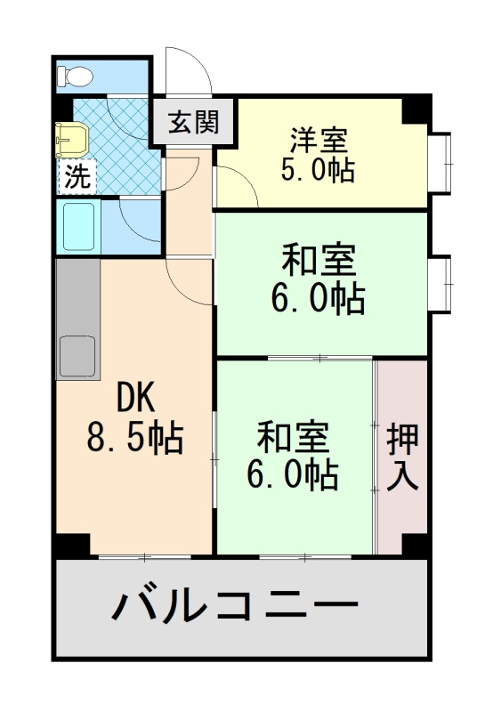 モンテメール六甲の間取り