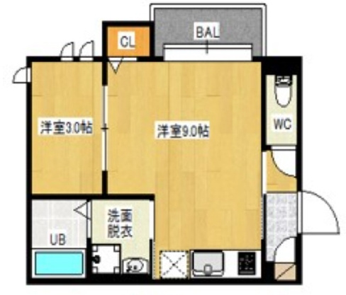 REGALEST　IJIRI(レガリスト　イジリ)の間取り|使いやすい間取りです。