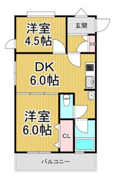 エーデルハイム船原の間取り