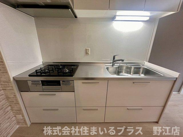 グランピア中央のキッチン