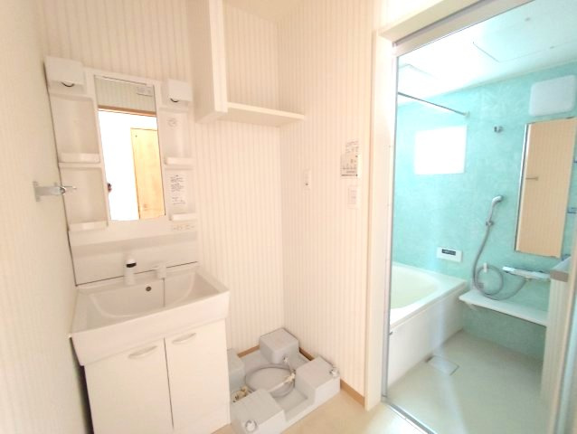 CASA BLUの洗面所