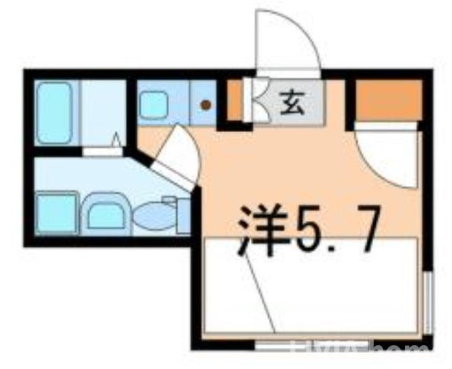 品川区旗の台３丁目のアパートの間取り