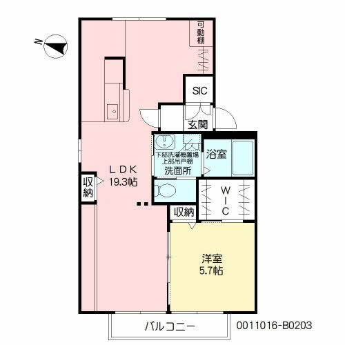 グランデージ・オヌキ Ｂ棟の間取り