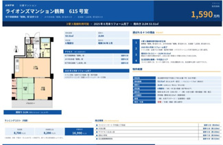  | 【ライオンズマンション鶴舞】仲介手数料無料！老松小学校・白山中学校