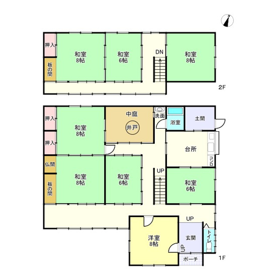 【間取り】 | たつの市御津町岩見/農地付き中古戸建