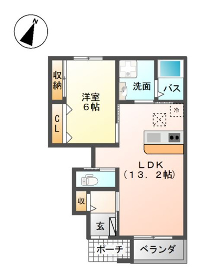 【間取り】 | ベルビュー田園