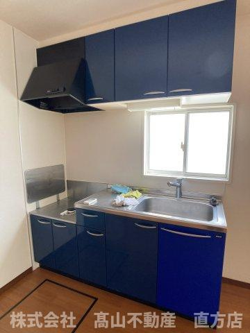 エスポアール愛 B棟のキッチン