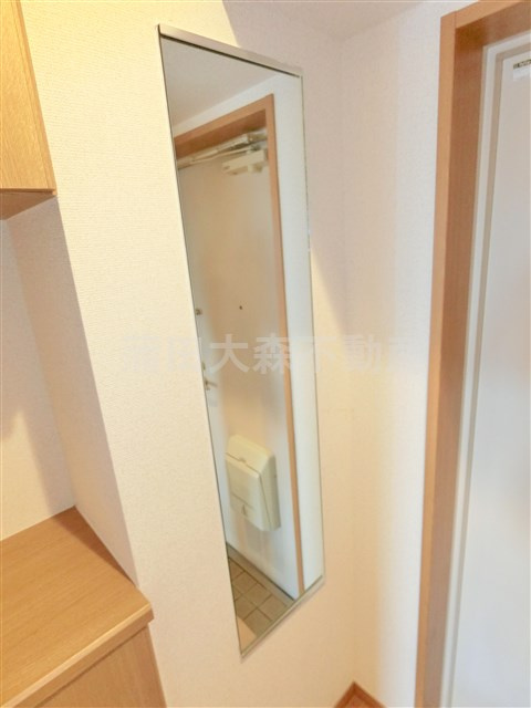 コンフォートM多摩川の設備|姿見鏡付き玄関