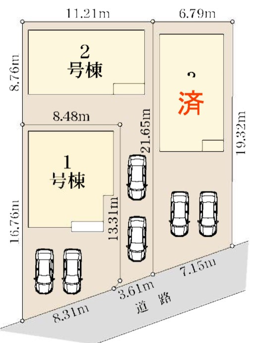 さいたま市見沼区大谷第4の区画図