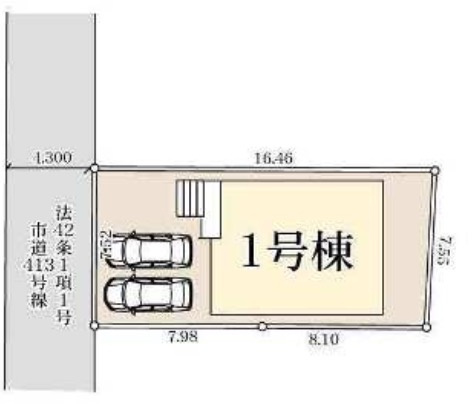 さいたま市南区大谷口3期の区画図