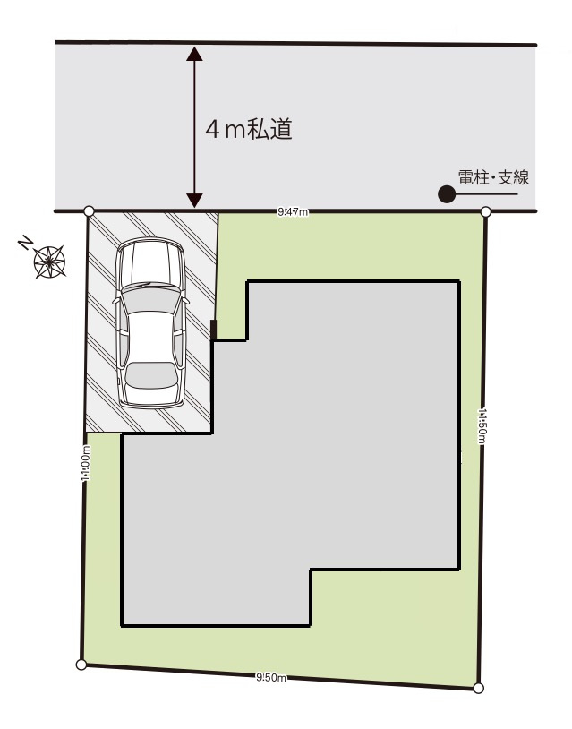 さいたま市西区プラザ6期の区画図