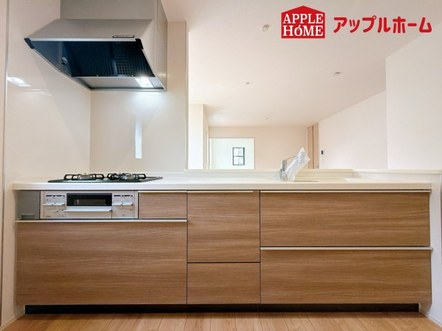 北区日進町1丁目のキッチン|見栄えもよくお手入れもスムーズに出来ます。豊富な収納力もございますので、キッチンスペースをスッキリとお使い頂けそうです。