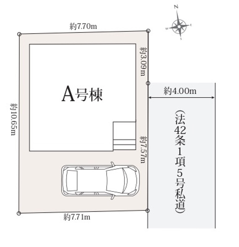 さいたま市南区鹿手袋の区画図
