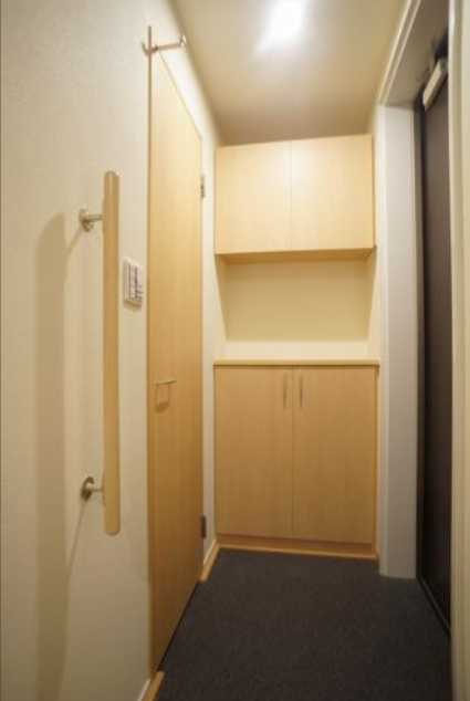 Plumier高樹町　ホームセキュリティ　角部屋　収納豊富の玄関