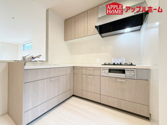 さいたま市南区太田窪のキッチン|L字型キッチンでお料理もしやすい♪