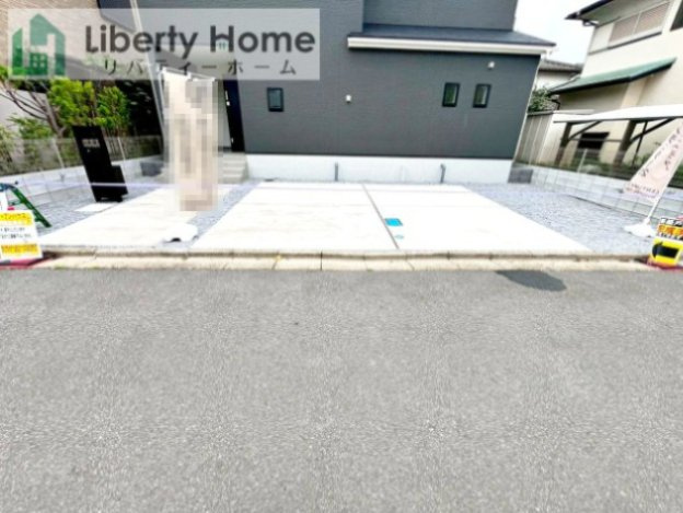 取手市光風台3丁目　新築戸建の駐車場