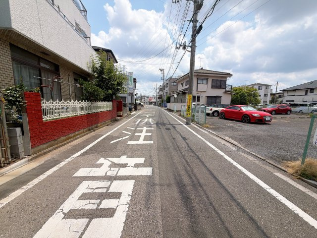 さいたま市南区文蔵22期の前面道路含む現地写真