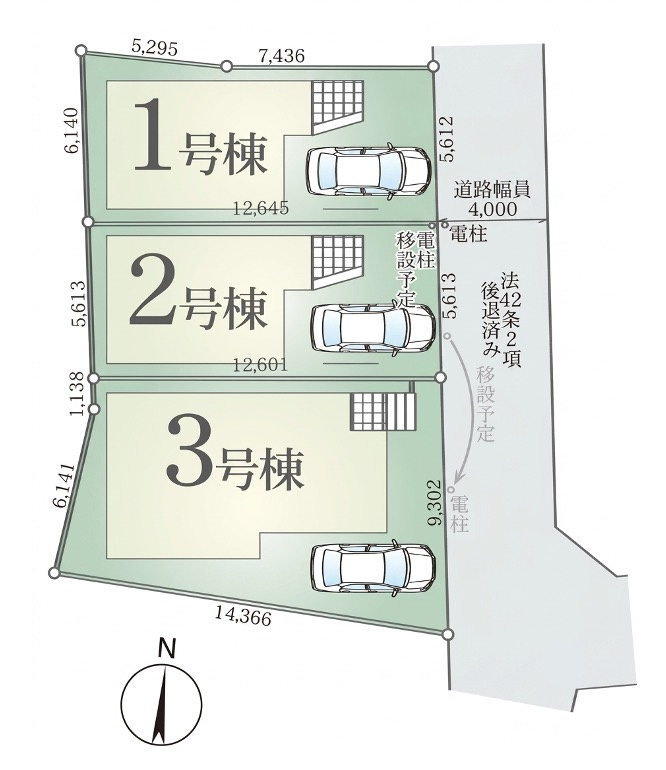 さいたま市浦和区上木崎２期の区画図
