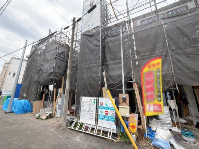 さいたま市浦和区上木崎２期の前面道路含む現地写真