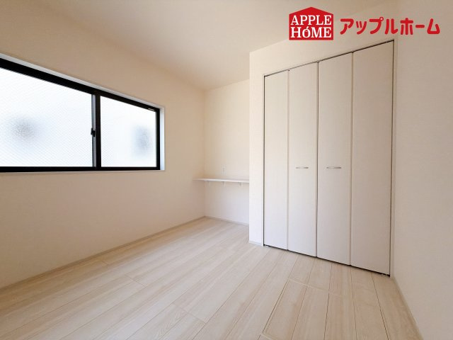 [新築住宅] さいたま市浦和区領家5丁目 全3棟の洋室|居室は全室収納あり！たっぷりある収納活用でお部屋もキレイを保てます♪